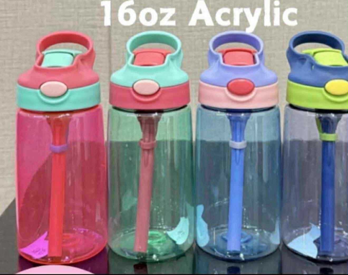 16oz Kids plastic bottle