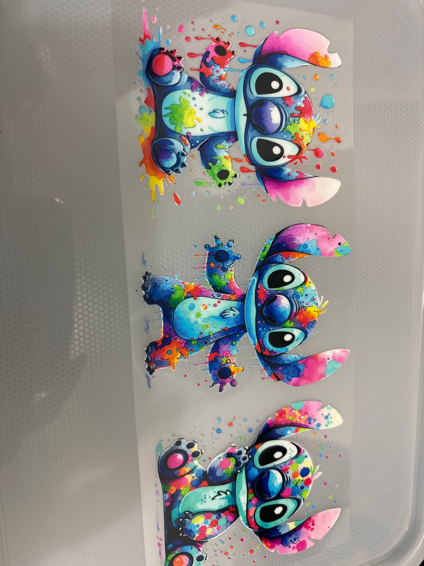 Paint splash stitch