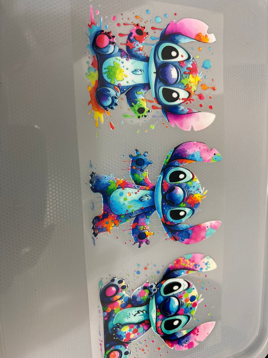 Paint splash stitch